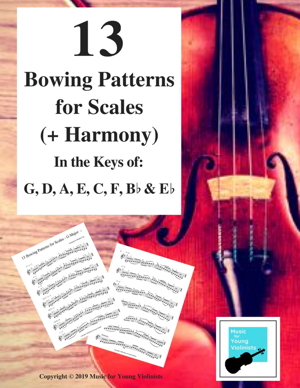 bowing patterns for scales
