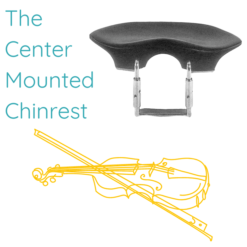 Center Chinrest for Violin
