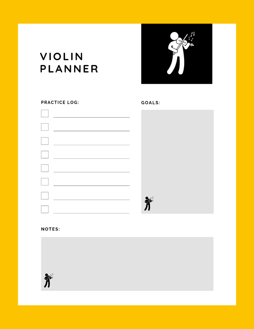 Violin Lesson Sheet 