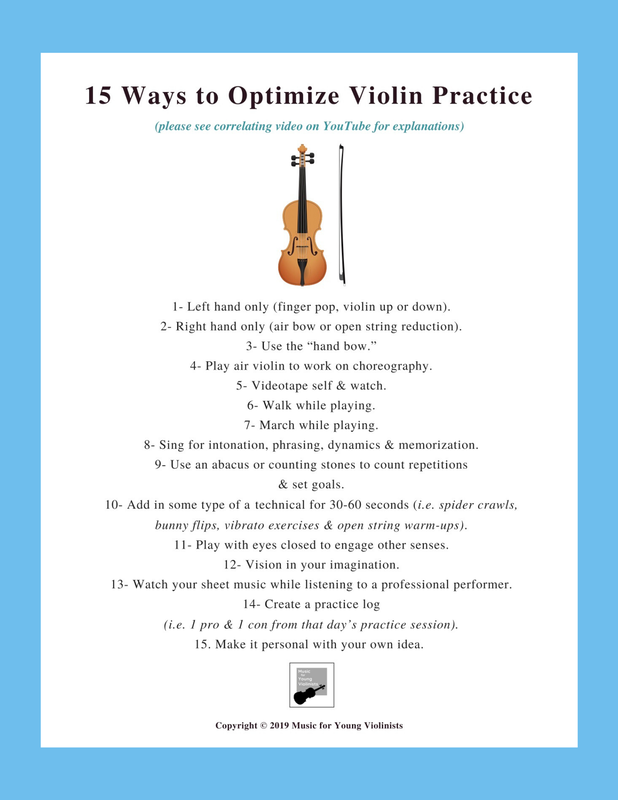 best way to practice violin