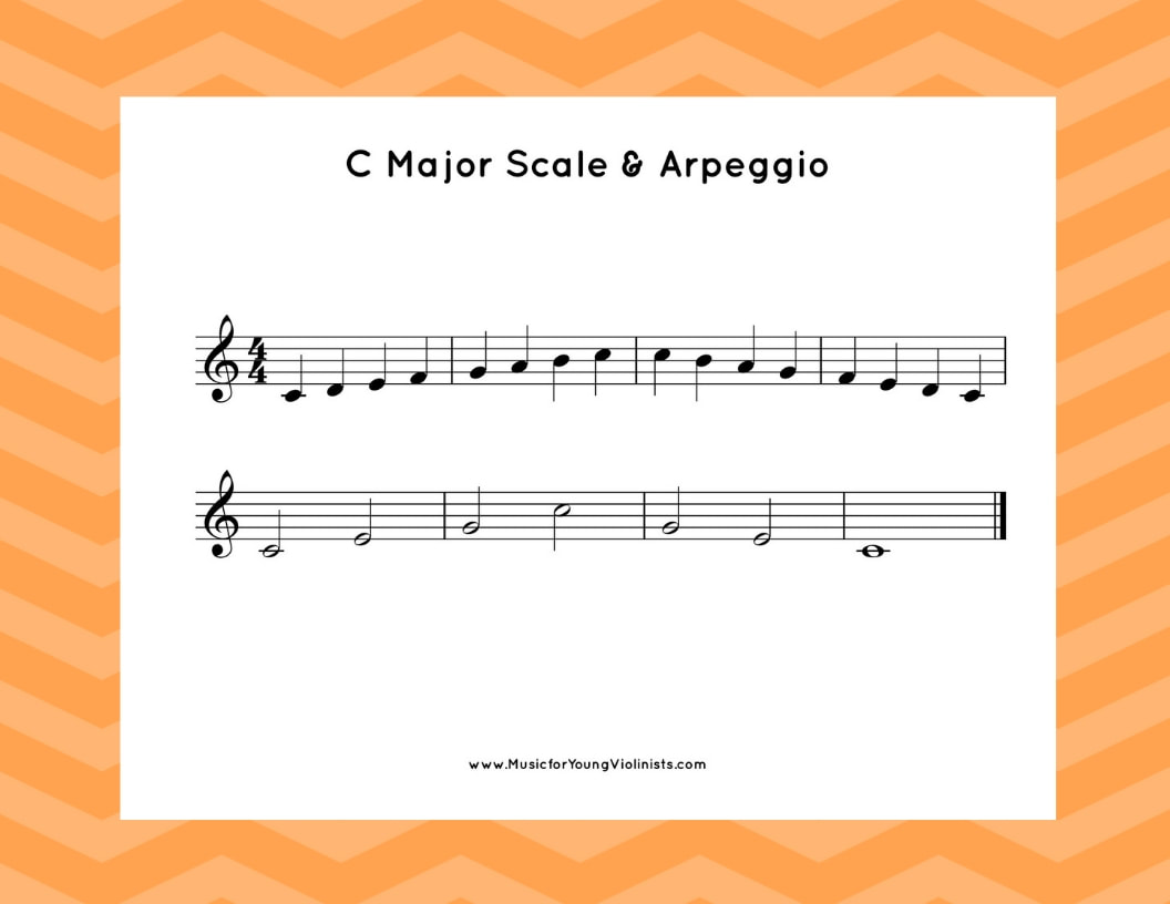 Beginning Violin Scale