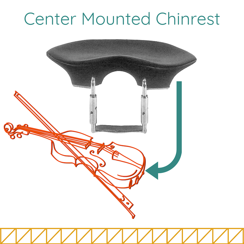 Center Violin Chinrest