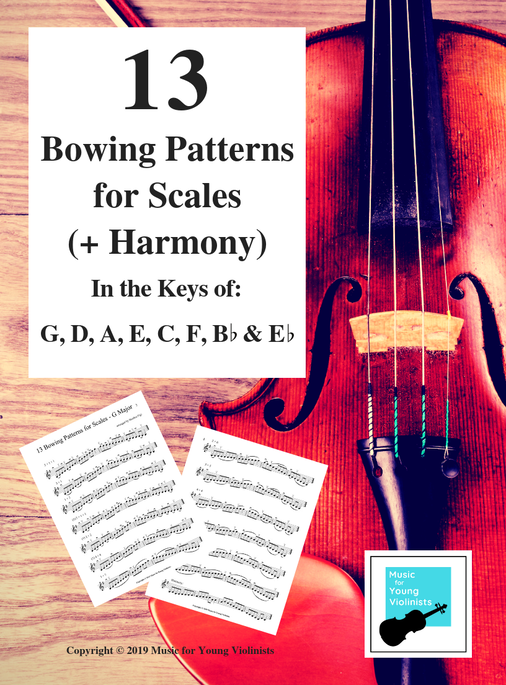 bowing patterns violin scale
