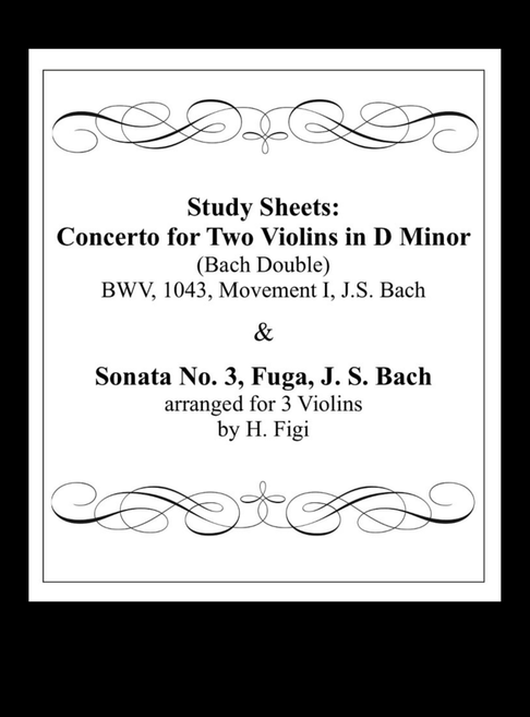 Bach Double Concerto for 2 Violins subdivision