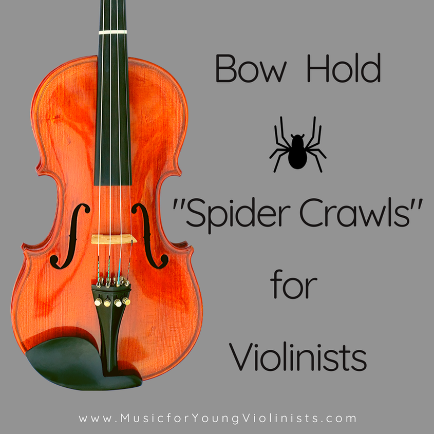 Bow Hold Spider Crawls for Violin