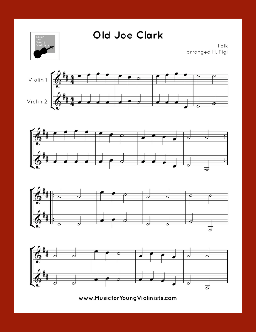 free violin sheet music pdf