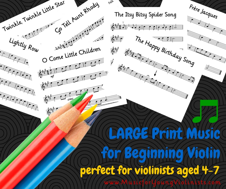 Easy Music for Beginning Violin