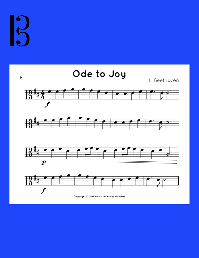 Ode to Joy Viola