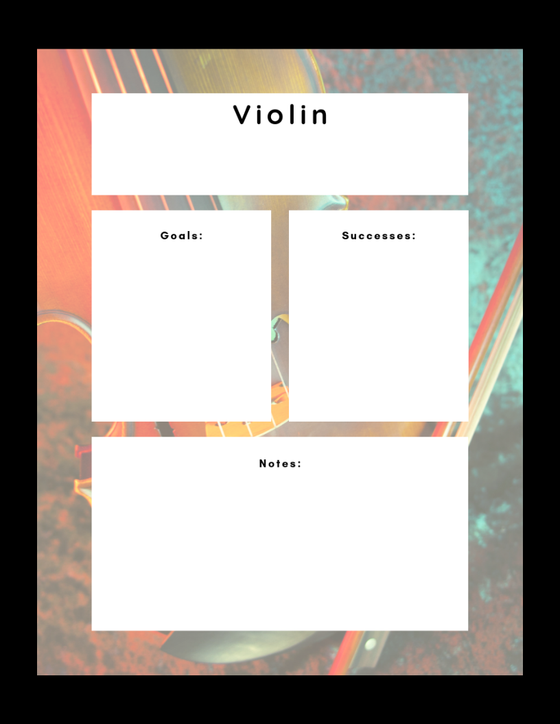 Violin Lesson PDF