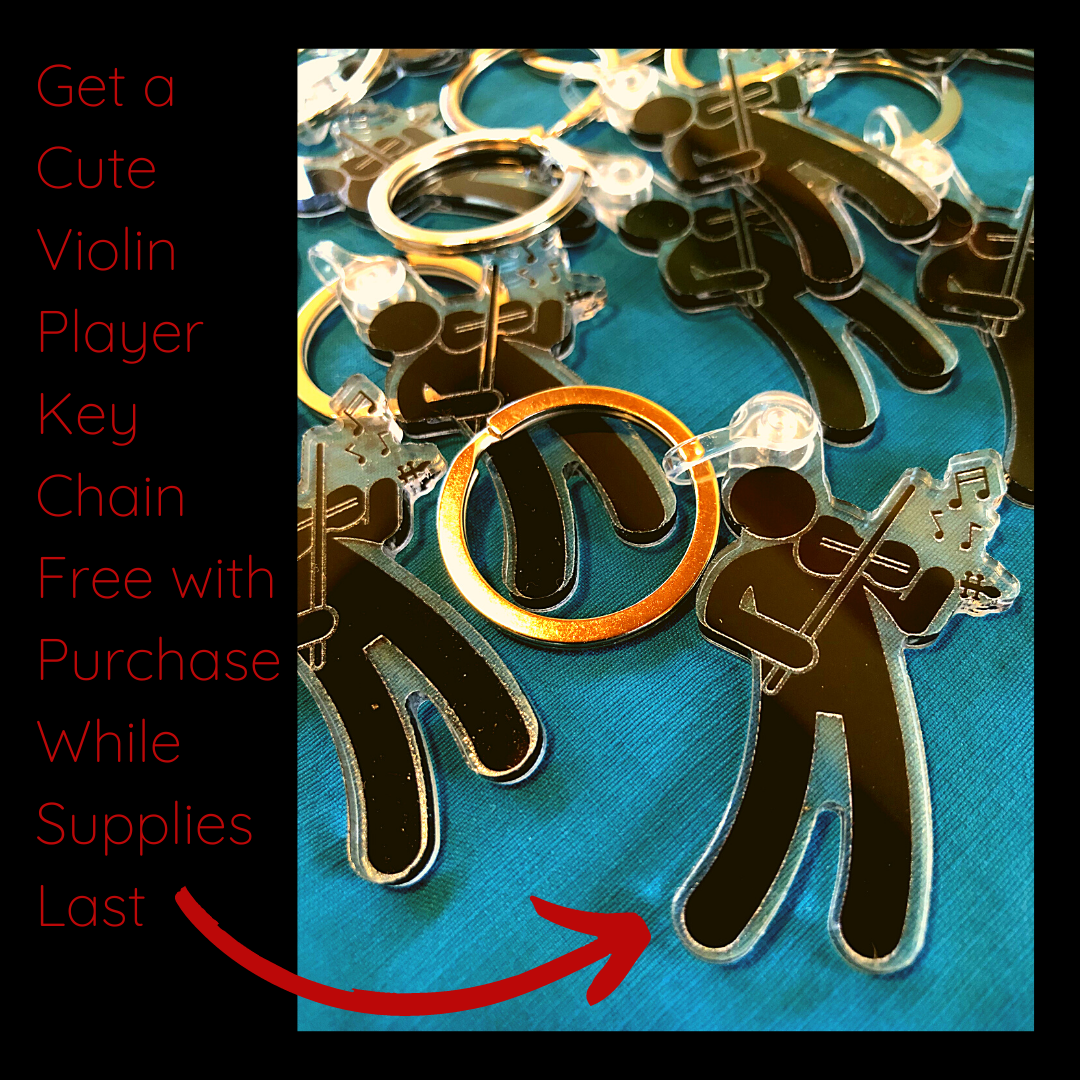 Violin Player keychain